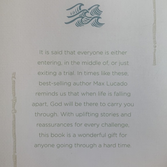 God Will Carry You Through Hallmark Book by Max Lucado - Picture 2 of 3